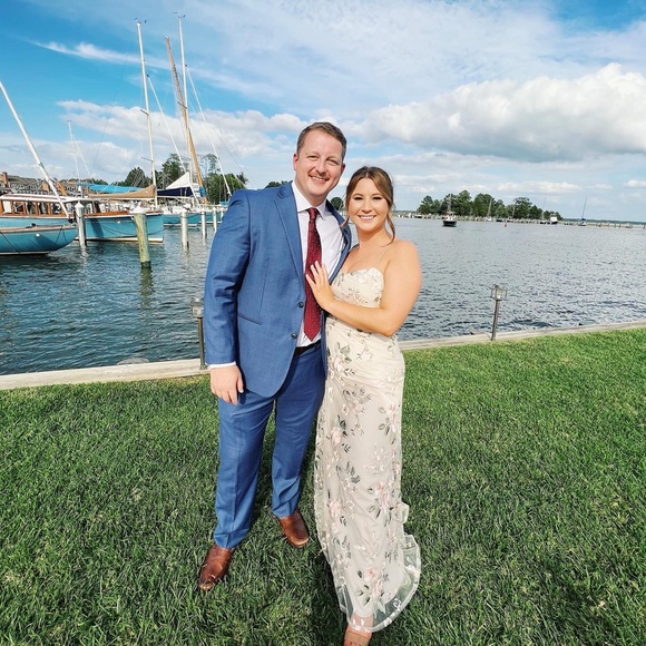 Jenny Yoo Drew dress in blush SIZE 10 - Picture 4 of 6